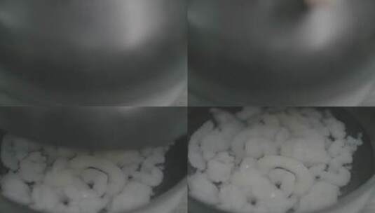 雪蛤泡发高清在线视频素材下载