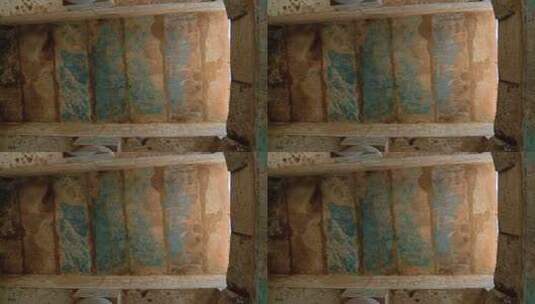 卡尔纳克神庙的彩色浮雕高清在线视频素材下载