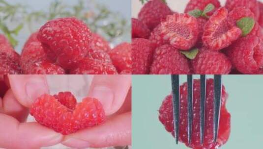 新鲜树莓高清在线视频素材下载