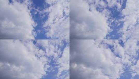 天空云延时云朵飘动蓝天白云多云天气变化高清在线视频素材下载