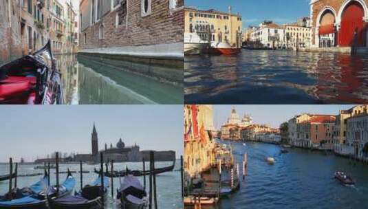 威尼斯大运河高清在线视频素材下载