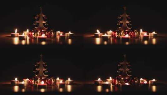 蜡烛燃烧 蜡烛 焰火筒 特写背景素材高清在线视频素材下载