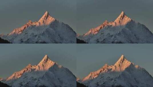 壮观的梅里雪山高清在线视频素材下载