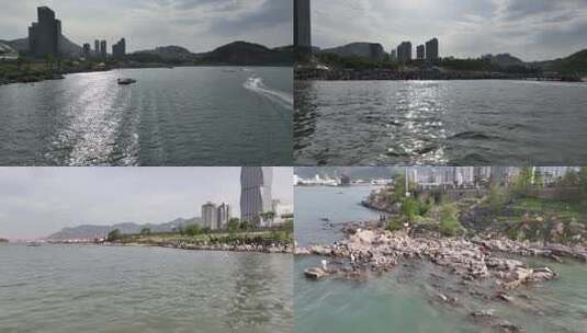 青岛海岛航拍高清在线视频素材下载