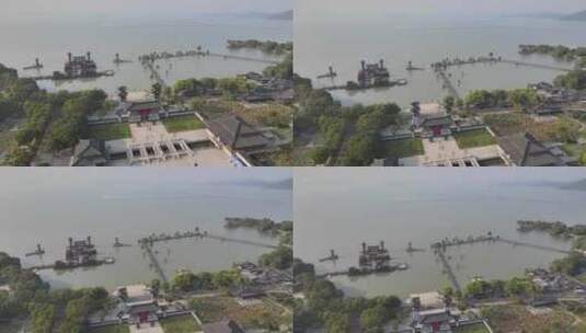 空中中国古建筑高清在线视频素材下载