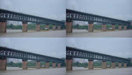 【正版素材】武汉长江大桥高清在线视频素材下载