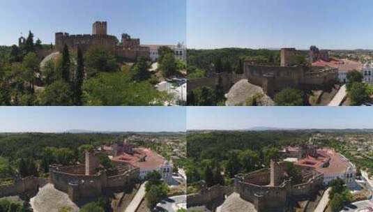 托马尔城堡，葡萄牙高清在线视频素材下载