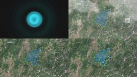 建宁县地图高清在线视频素材下载