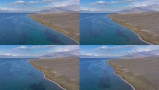 【正版4K素材】航拍新疆赛里木湖27高清在线视频素材下载