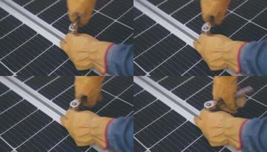 太阳能 光伏 太阳能板高清在线视频素材下载