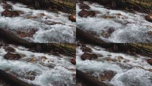 溪流流水高清在线视频素材下载