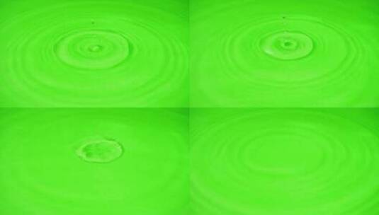 水往下滴落在绿幕上高清在线视频素材下载