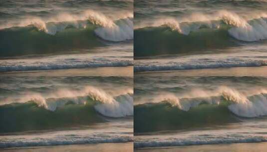 大海海浪阳光海洋浪花海水大气震撼开场片头高清在线视频素材下载