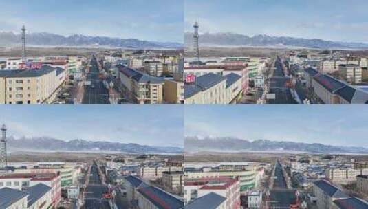 新疆 温泉县 博格达尔村高清在线视频素材下载