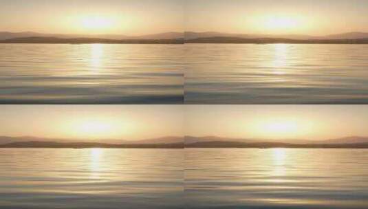 夕阳下的西湖高清在线视频素材下载