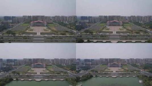 河南漯河文化馆博物馆城市展览馆市高清在线视频素材下载