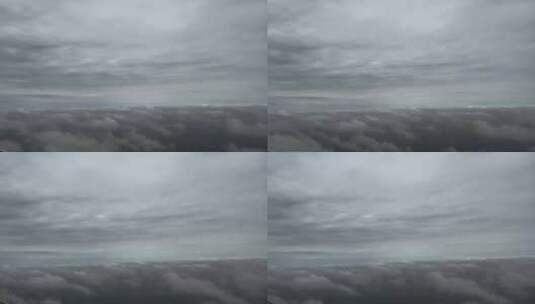 上面，云，天空，窗景高清在线视频素材下载