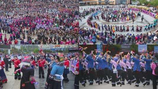 【4k合集】民族团结 大联欢 56个民族高清在线视频素材下载