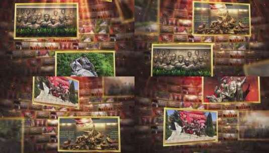八一建军节日图文宣传AE模板高清AE视频素材下载
