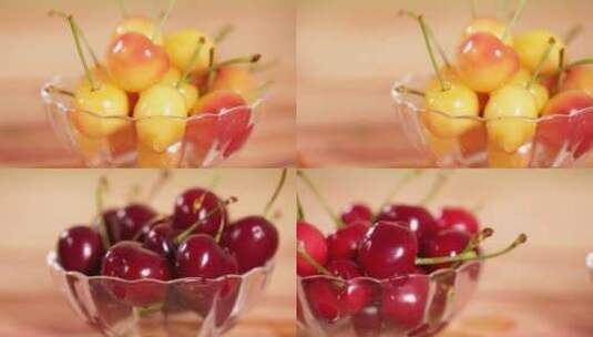 各种颜色的野生樱桃 (4)高清在线视频素材下载