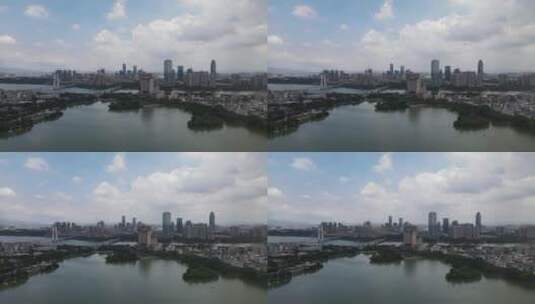 惠州城市风光航拍高清在线视频素材下载