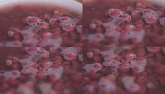 湿气薏米红豆汤高清在线视频素材下载