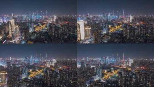 广州城市夜景高清在线视频素材下载