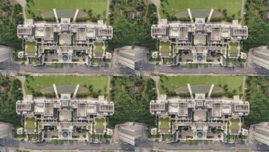 贵州贵阳花果园白宫地标建筑高清在线视频素材下载