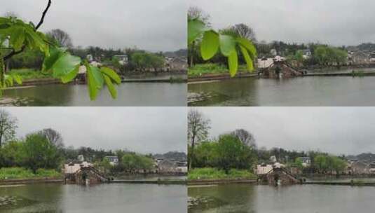江南小桥流水高清在线视频素材下载