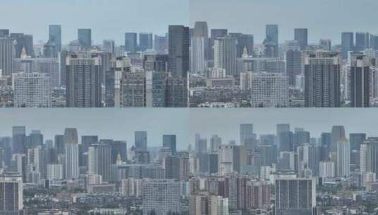 成都城市空镜头 7倍焦距高清在线视频素材下载