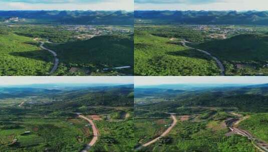 竖屏草坪乡冠岩风景区高清在线视频素材下载