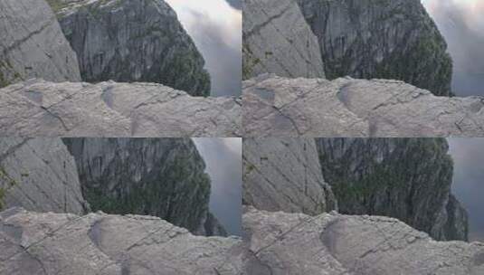 悬崖景观航拍高清在线视频素材下载