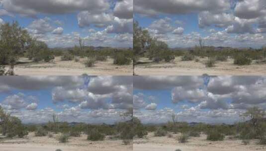 沙漠天际线景观高清在线视频素材下载