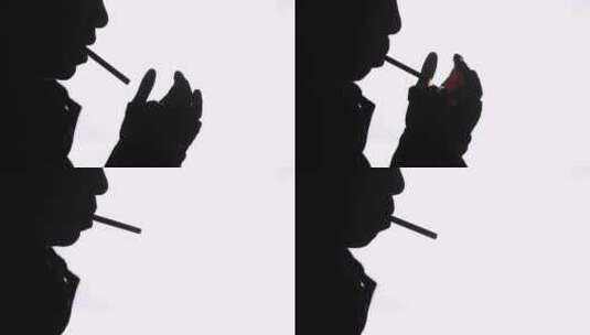 【正版素材】忧伤寂寞抽烟高清在线视频素材下载