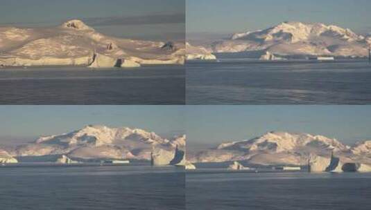 冰川湖时间推移 南极洲北极洲温室效应高清在线视频素材下载