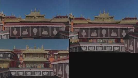 西藏拉萨布达拉宫高清在线视频素材下载