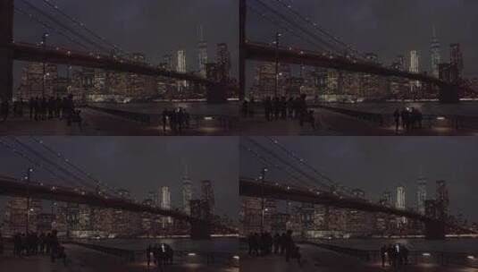 布鲁克林大桥高清在线视频素材下载