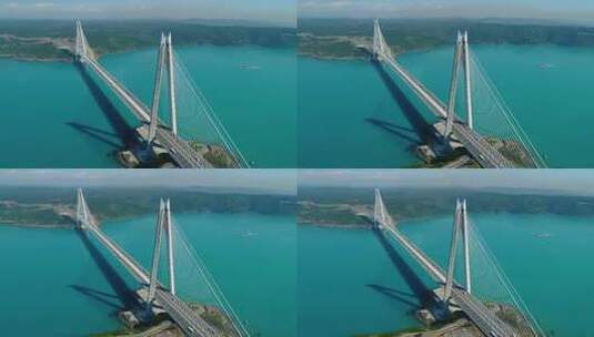海上大桥高清在线视频素材下载