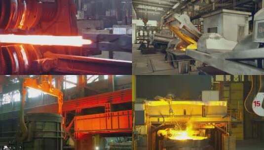 工业制造 重工业熔炼锻造 工业宣传高清在线视频素材下载