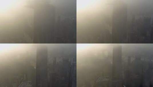 航拍纽约曼哈顿世贸一号自由塔摩天大楼日出高清在线视频素材下载