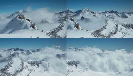 雪峰山脉高清在线视频素材下载
