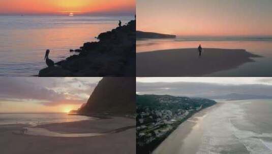 【合集】美丽的海洋和夕阳高清在线视频素材下载