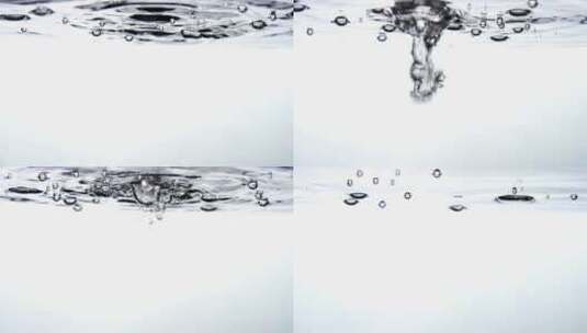 水滴 创意一滴水饮用水高清在线视频素材下载
