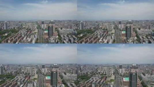 浙江宁波城市建设航拍高清在线视频素材下载