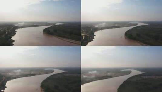 黄河黄河之水河流山川河流高清在线视频素材下载