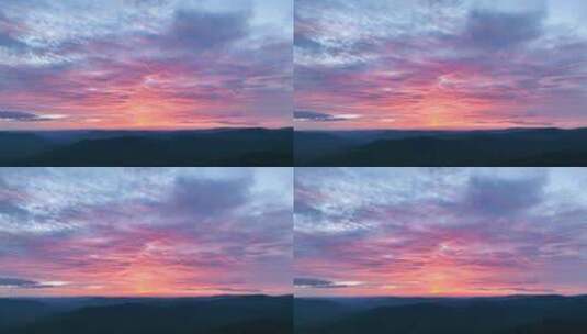 汗马国家级自然保护区 夕阳夕照高清在线视频素材下载