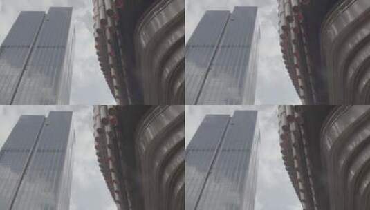 上海外滩金融中心中山东二路建筑高清在线视频素材下载