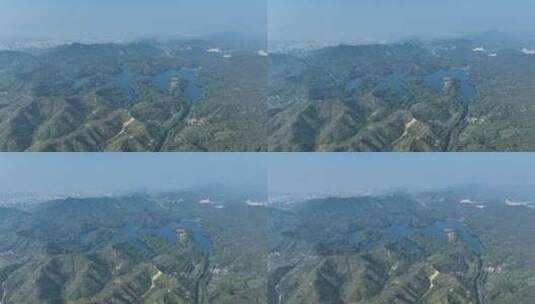 森林山水湖泊航拍青山绿水山川河流山峰风景高清在线视频素材下载