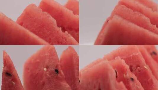 甘甜多汁的红壤子西瓜高清在线视频素材下载