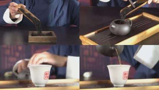 茶艺 功夫茶 茶艺师高清在线视频素材下载